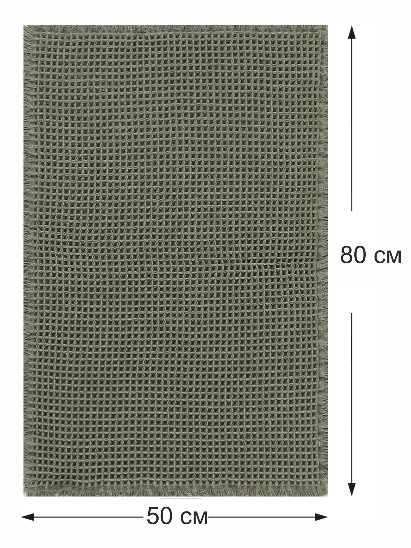 Коврик для ванной / туалета вафельный  Зеленый Lovely Svi  модель 227254 Фото