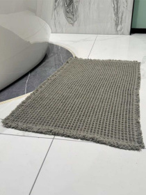Килимок для ванної /туалету вафельний Сірий Lovely Svi  модель 237253 Фото