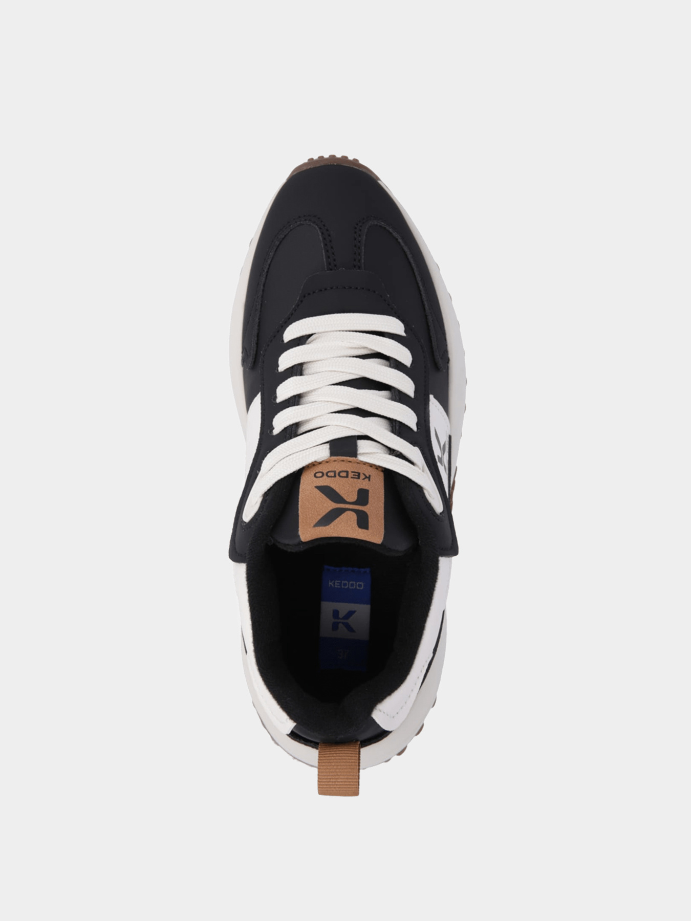 Кроссовки Keddo модель Ан-448178/01-03-black/white Фото