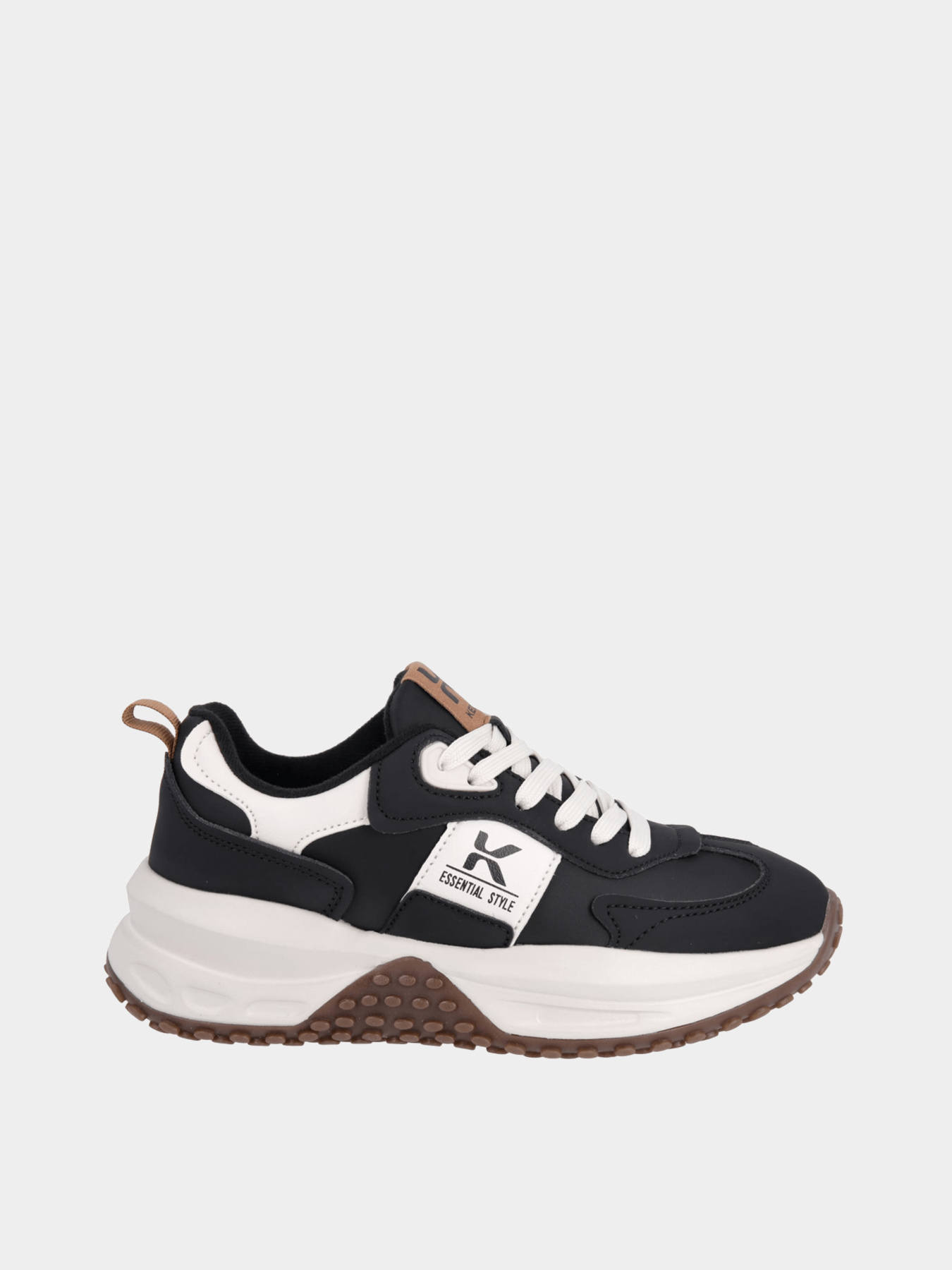 Кроссовки повседневные Keddo модель Ан-448178/01-03-black/white Фото