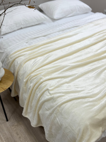 Покрывало Well Soft молочного цвета Coconut milk Ecotton модель 24916 Фото
