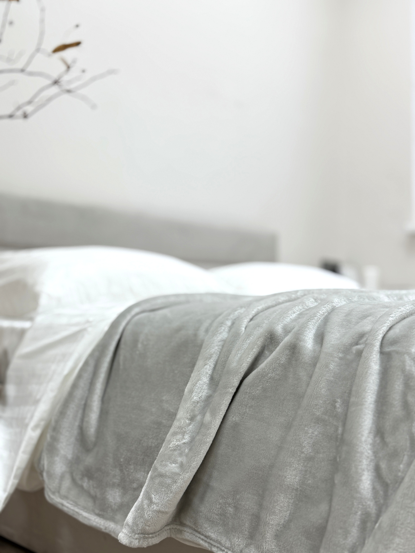 Покрывало Well Soft светло-серого цвета Cool Grey Ecotton модель 24920 Фото