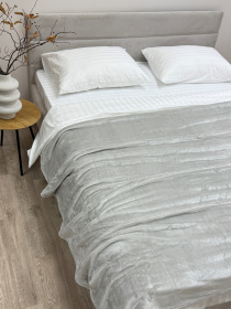 Покрывало Well Soft светло-серого цвета Cool Grey Ecotton модель 24920 Фото