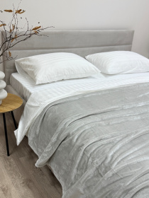 Покрывало Well Soft светло-серого цвета Cool Grey Ecotton модель 24920 Фото