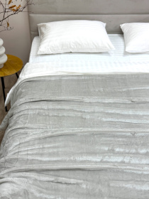 Покрывало Well Soft светло-серого цвета Cool Grey Ecotton модель 24920 Фото