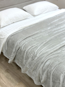 Покрывало Well Soft светло-серого цвета Cool Grey Ecotton модель 24920 Покрывало Well Soft светло-серого цвета Cool Grey Ecotton модель 24920 Фото