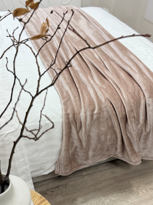 Покрывало Well Soft пудрового розового цвета Mushroom Ecotton модель 24918 Фото