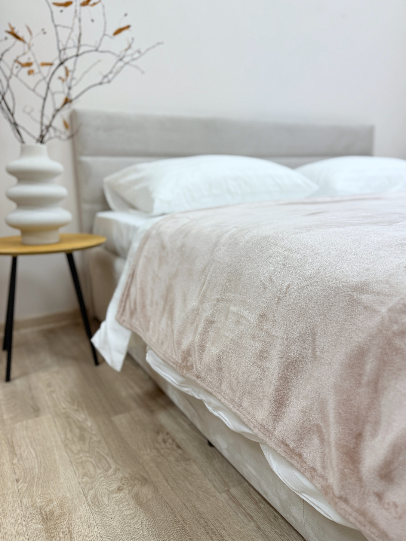 Покрывало Well Soft пудрового розового цвета Mushroom Ecotton модель 24918 Фото