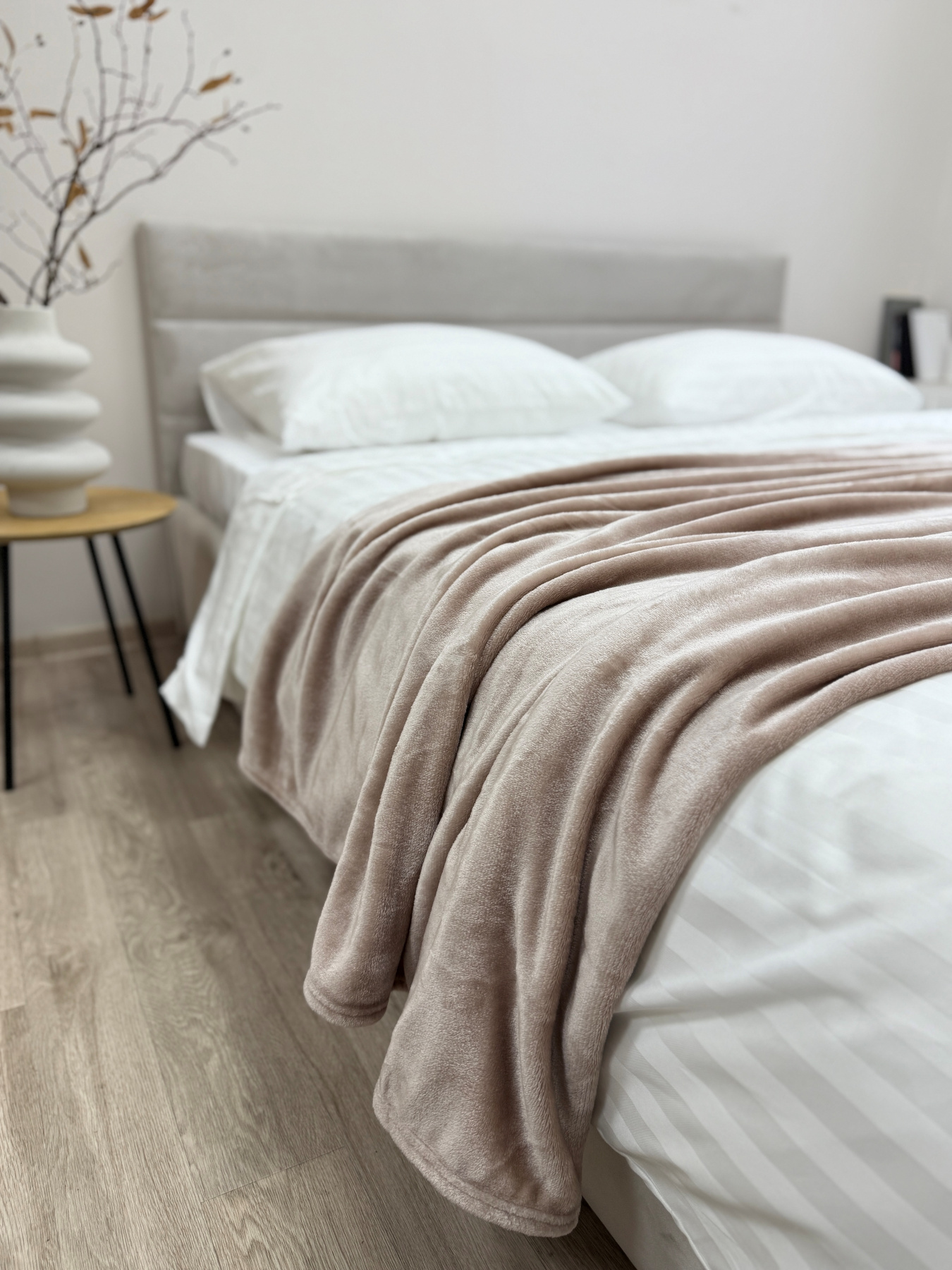 Покрывало Well Soft пудрового розового цвета Mushroom Ecotton модель 24918 Фото