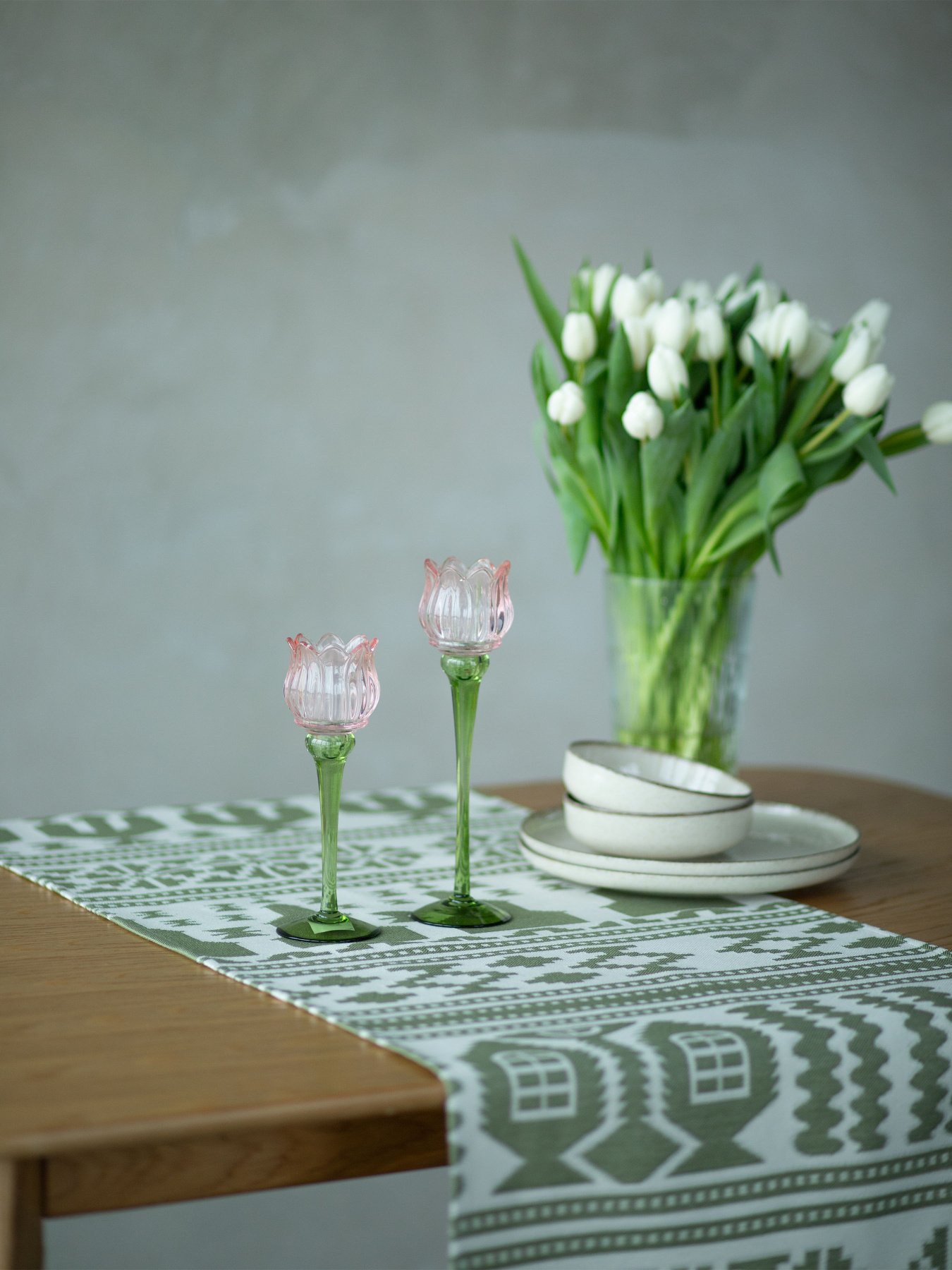 Доріжка Кролевець зелена Едельвіка модель 63-25-00 Фото