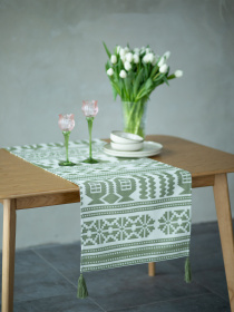 Доріжка Кролевець зелена Едельвіка модель 63-25-00 Доріжка Кролевець зелена Едельвіка модель 63-25-00 Фото