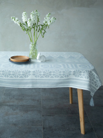 Скатертина Соломаха сіра Едельвіка модель 61-25-00gray Фото
