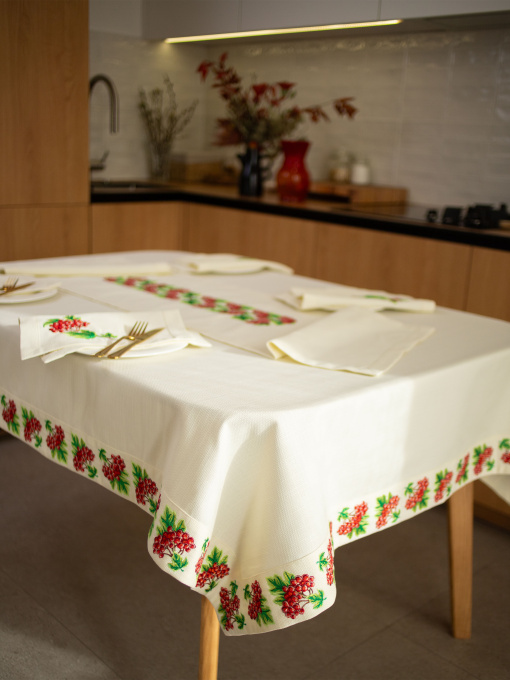 Скатертина "Калина" Едельвіка модель 279-22-00 Фото