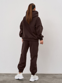 Спортивный костюм ISSA Plus модель 13624_темно-коричневый Фото
