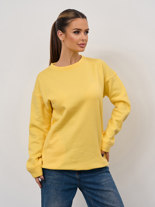 Світшот ISSA Plus Модель 15353_желтый Фото