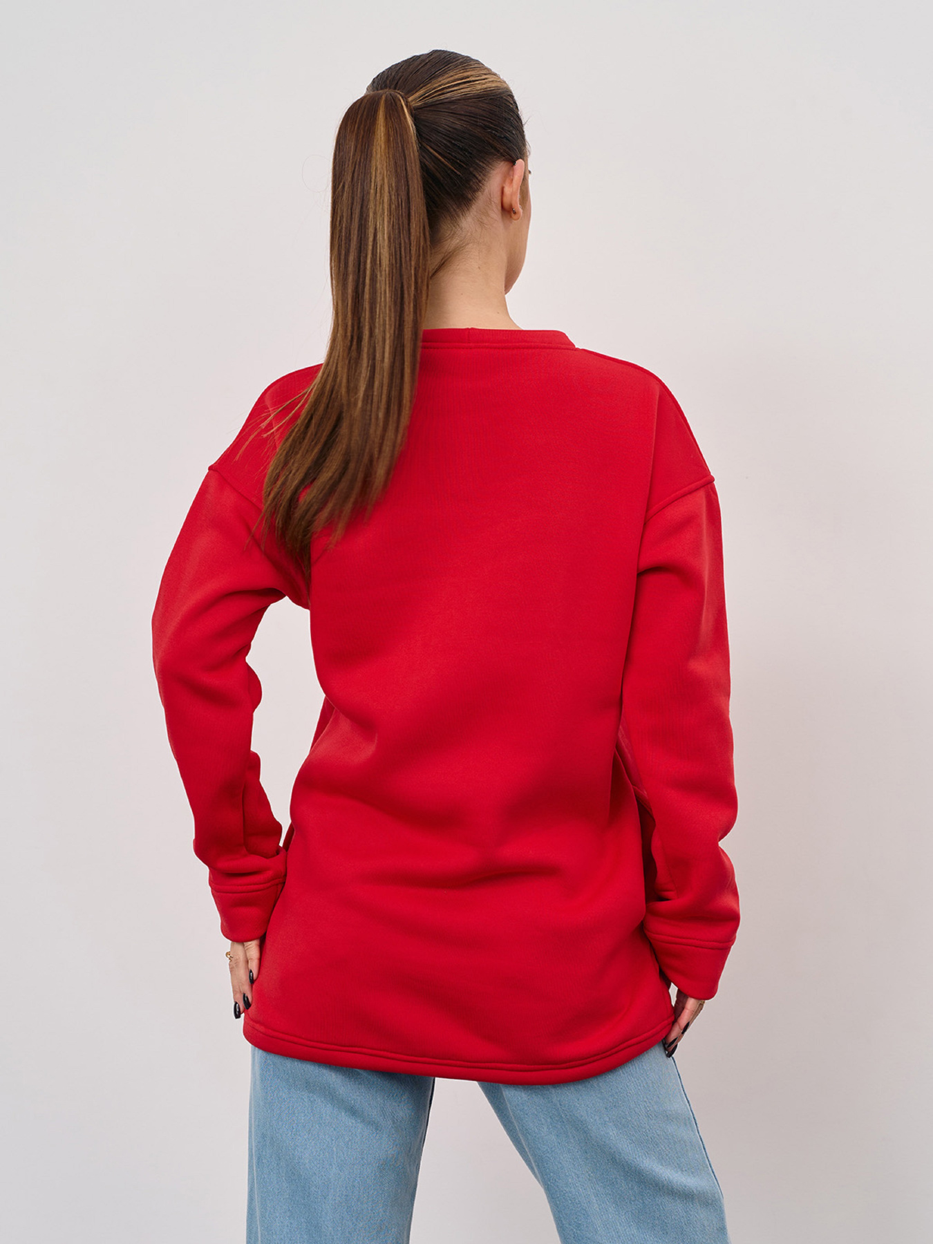 Світшот ISSA Plus модель 15353_красный Світшот ISSA Plus модель 15353_красный Фото