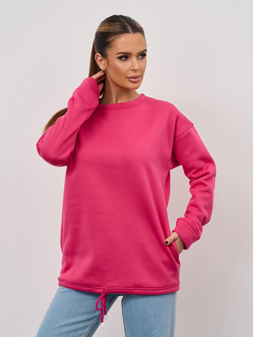 Свитшот ISSA Plus модель 15353_малиновый Фото