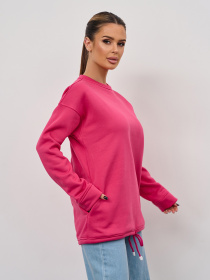 Свитшот ISSA Plus модель 15353_малиновый Свитшот ISSA Plus модель 15353_малиновый Фото