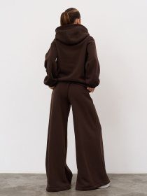 Повседневный костюм ISSA Plus модель 14855_темно-коричневый Фото