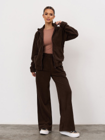 Спортивный костюм ISSA Plus модель 14873_темно-коричневый Фото