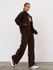 Спортивный костюм ISSA Plus модель 14873_темно-коричневый Фото