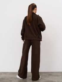 Спортивный костюм ISSA Plus модель 14873_темно-коричневый Фото