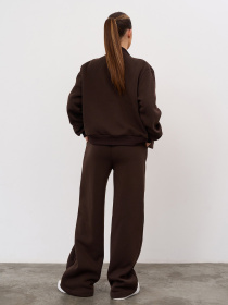 Спортивний костюм ISSA Plus модель 14875A_темно-коричневый Спортивний костюм ISSA Plus модель 14875A_темно-коричневый Фото