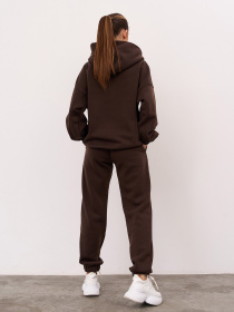 Спортивный костюм ISSA Plus модель 14948_темно-коричневый Фото