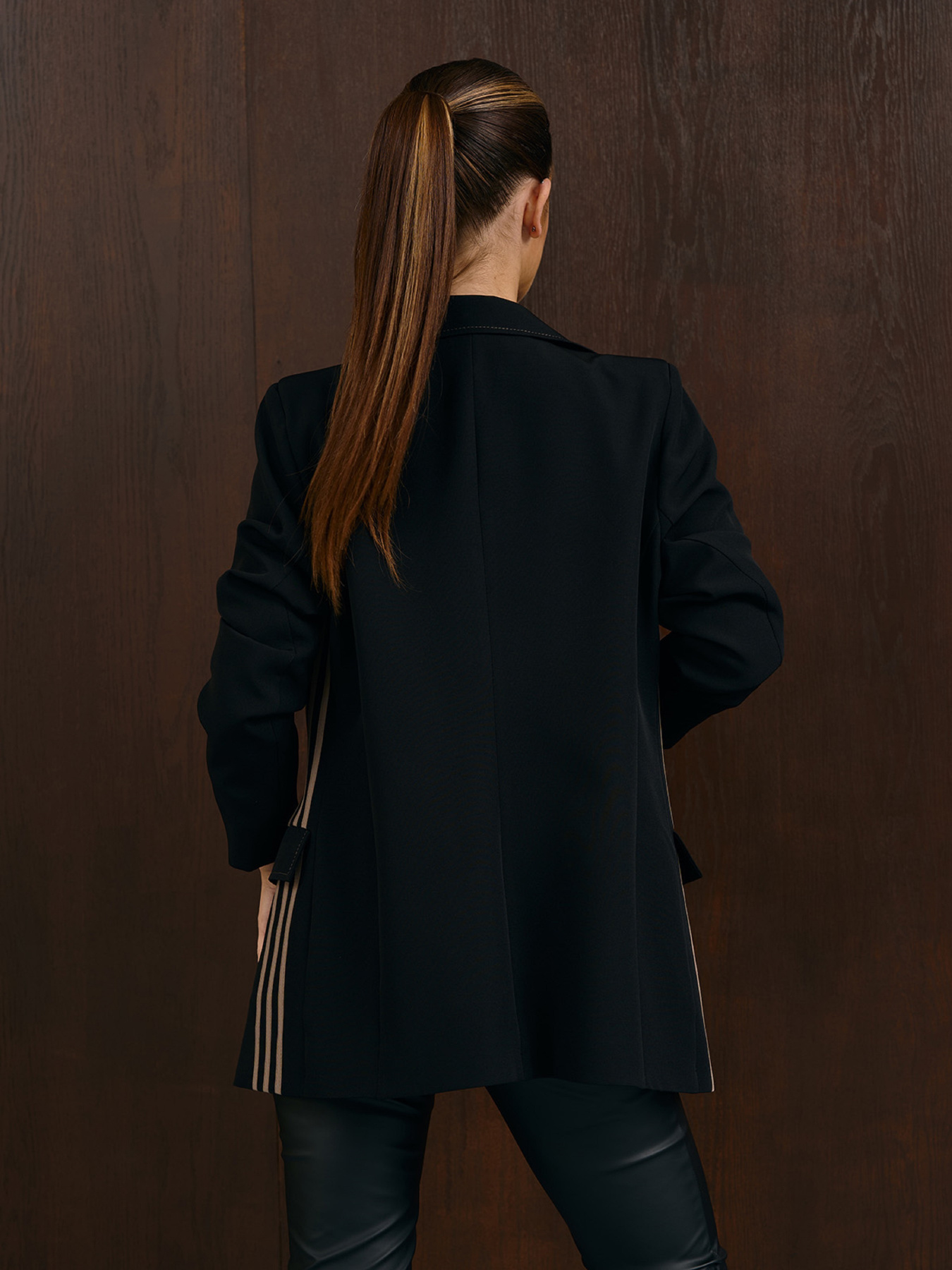 Піджак ISSA Plus модель 15345_черный Фото