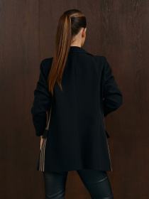 Піджак ISSA Plus модель 15345_черный Фото