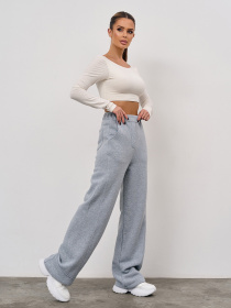 Штаны спортивные ISSA Plus модель 15348A_светло-серый Фото