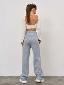 Штаны спортивные ISSA Plus модель 15348A_светло-серый Фото