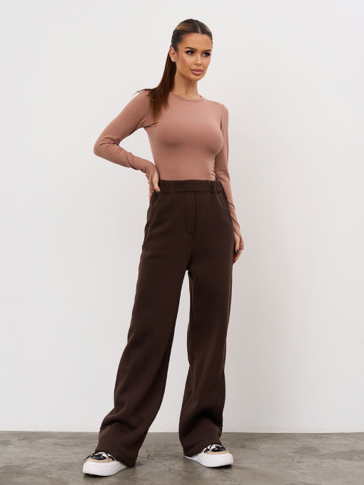 Штани спортивні ISSA Plus модель 15348A_темно-коричневый Фото