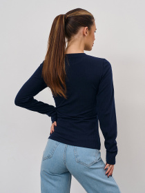 Лонгслив ISSA Plus модель 15349_темно-синий Фото
