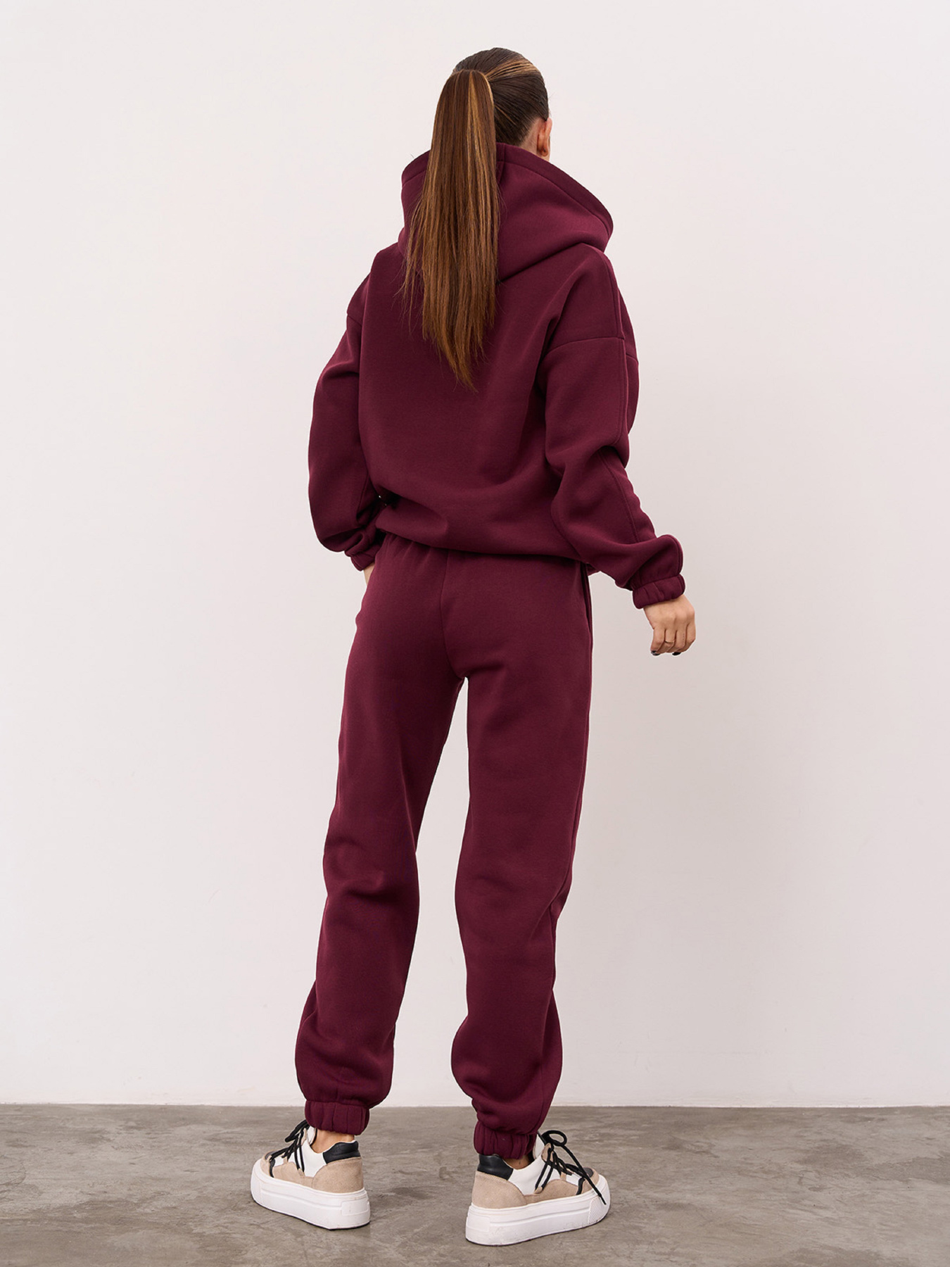 Спортивный костюм ISSA Plus модель 15350_темно-бордовый Фото