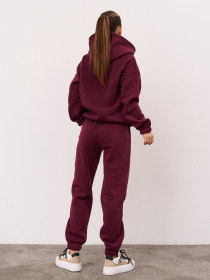 Спортивный костюм ISSA Plus модель 15350_темно-бордовый Фото