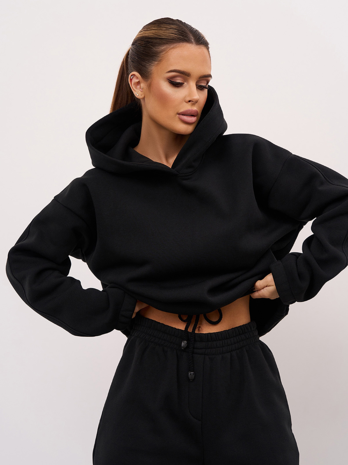 Спортивный костюм ISSA Plus модель 15350_черный Фото