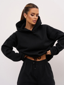 Спортивный костюм ISSA Plus модель 15350_черный Фото