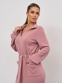 Платье макси ISSA Plus модель 15351_розовый Фото