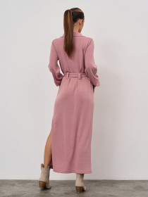 Платье макси ISSA Plus модель 15351_розовый Фото