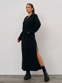 Платье макси ISSA Plus модель 15351_черный Фото