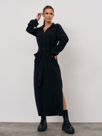 Сукня максі ISSA Plus модель 15351_черный Фото