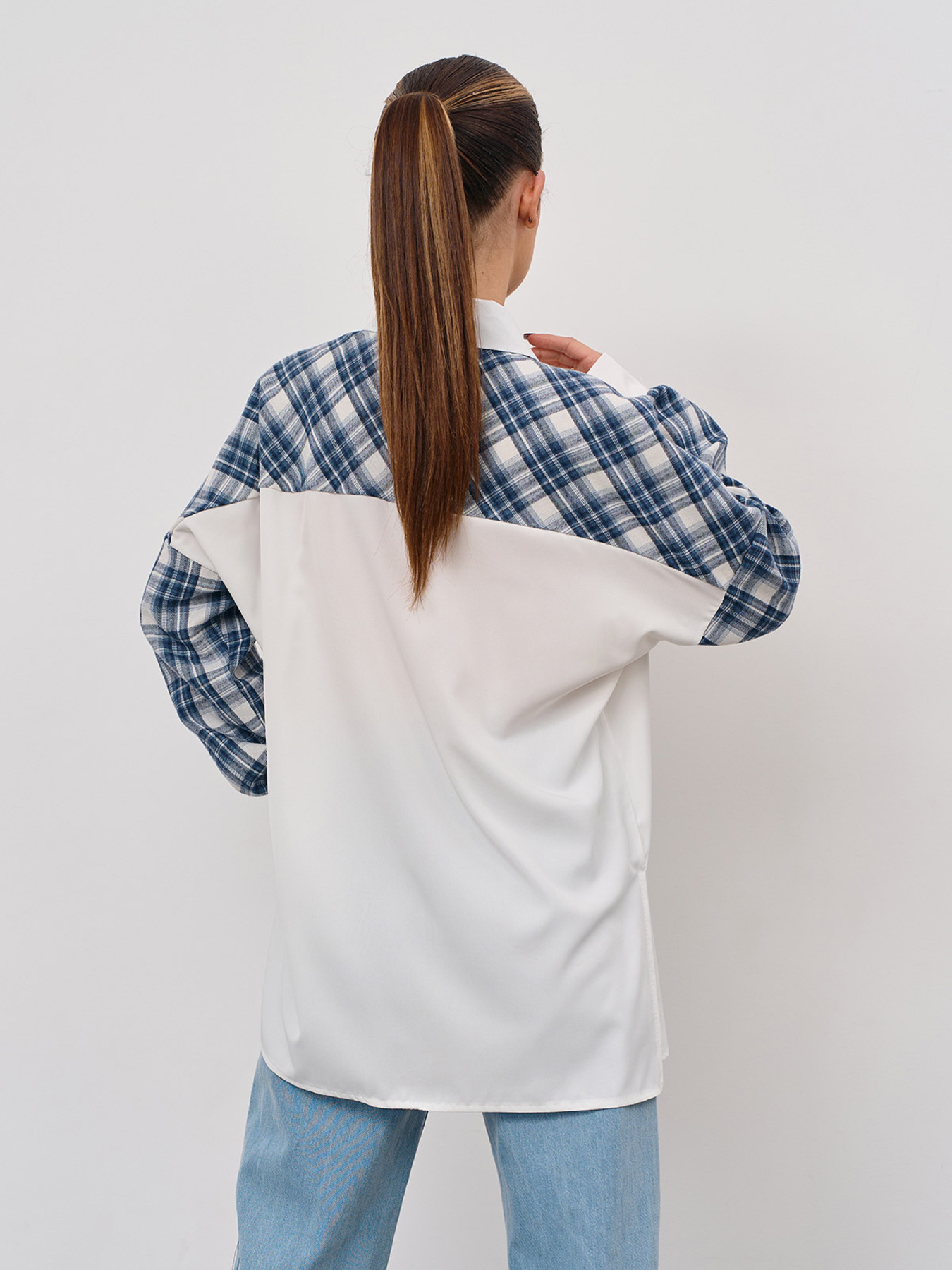 Сорочка повсякденна ISSA Plus модель 15354_мультиколор Фото