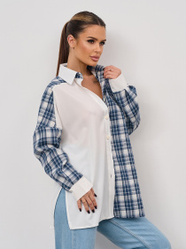 Сорочка повсякденна ISSA Plus модель 15354_мультиколор Сорочка повсякденна ISSA Plus модель 15354_мультиколор Фото