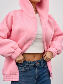 Кофта спортивная ISSA Plus модель 15356A_розовый Фото