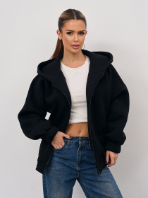 Спортивная кофта ISSA Plus модель 15356A_черный Фото