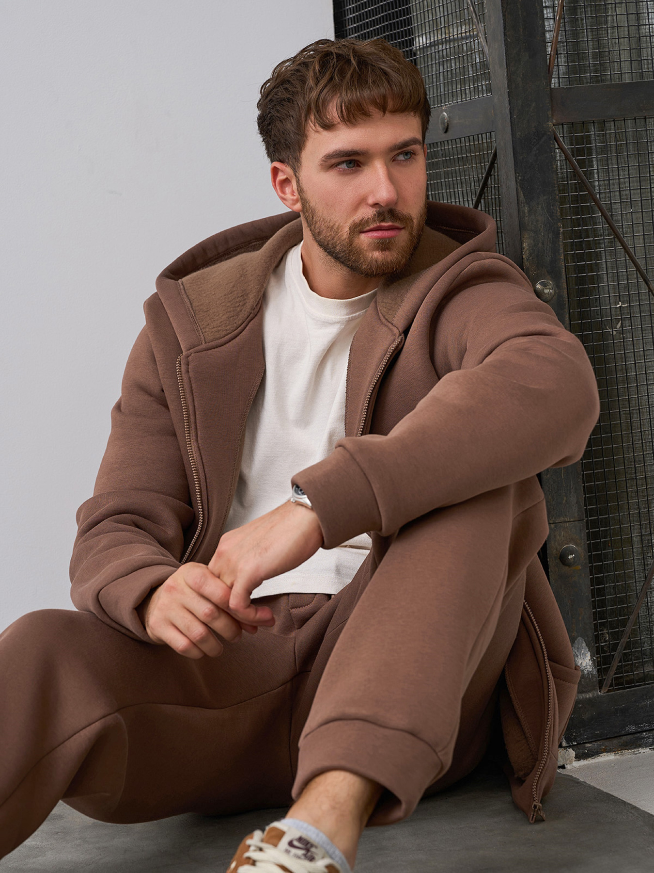 Спортивный костюм ISSA Plus модель GN-540_коричневый Фото