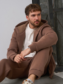 Спортивный костюм ISSA Plus модель GN-540_коричневый Фото