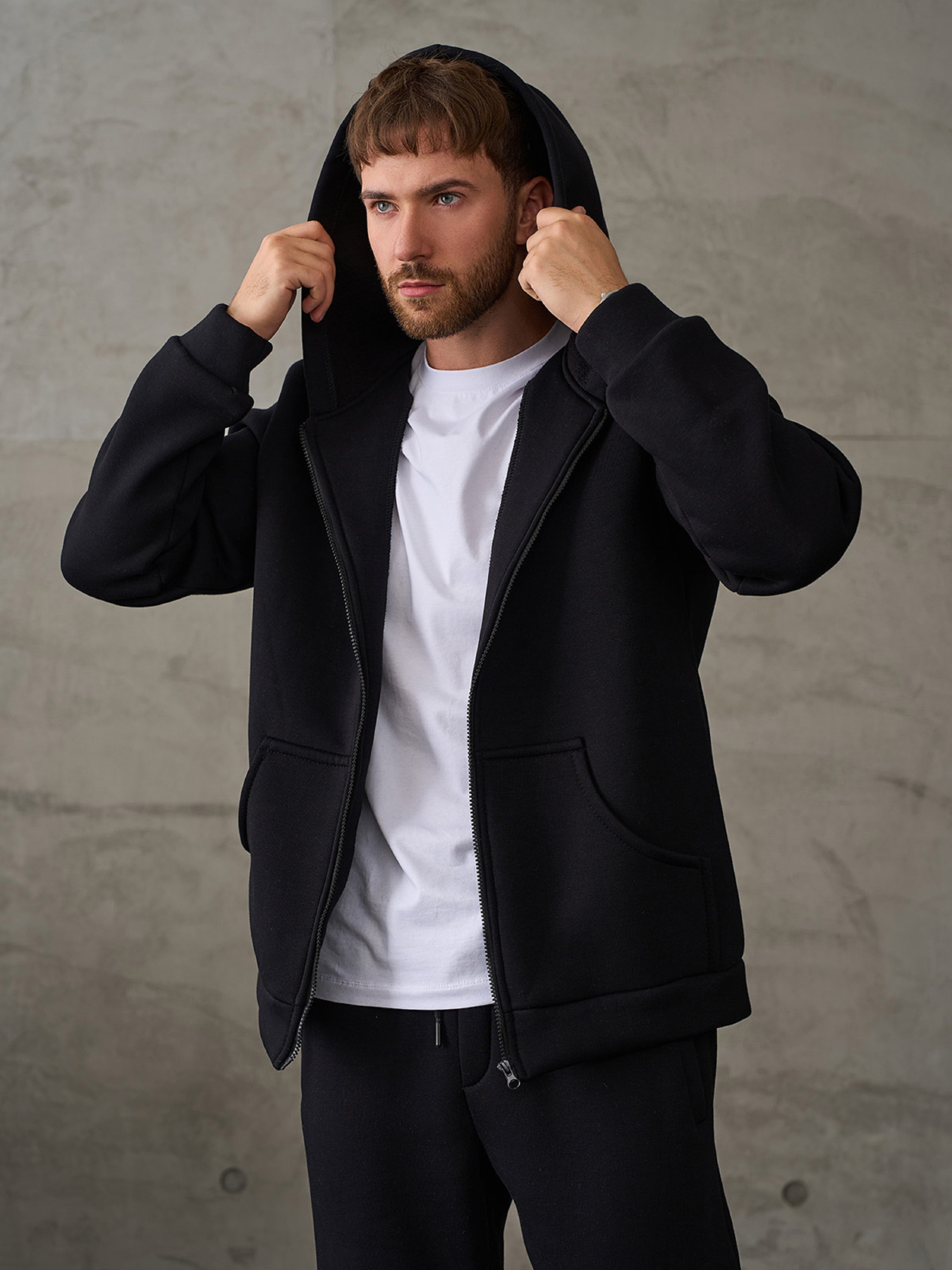 Спортивный костюм ISSA Plus модель GN-540_черный Фото