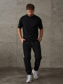 Штани спортивні ISSA Plus модель GN-541_черный Фото